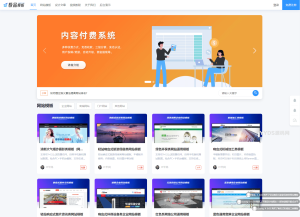 极品模板内容付费管理系统(内容知识付费系统)-亿码酷站